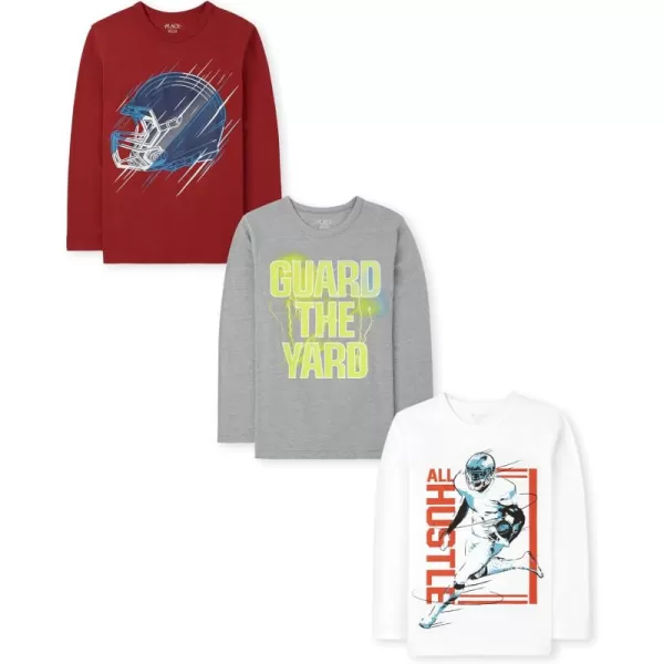 The Children's Place Baby Boys' Long Sleeve Christmas Graphic T-Shirt