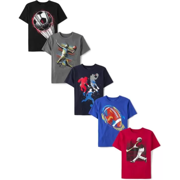The Children's Place Baby Boys' Long Sleeve Christmas Graphic T-Shirt