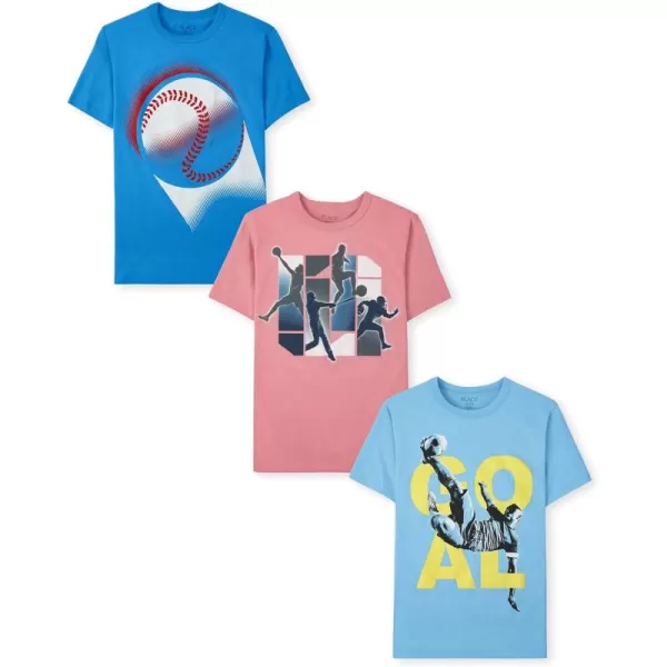 The Children's Place Baby Boys' Long Sleeve Christmas Graphic T-Shirt