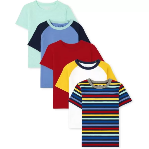 The Children's Place Baby Boys' and Toddler Short Sleeve Knit T-Shirts
