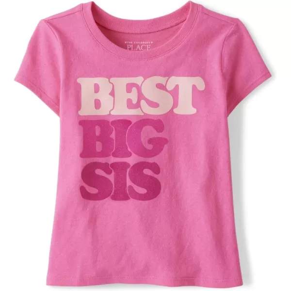 The Children's Place Baby Girls' Best Big Sis T-Shirt