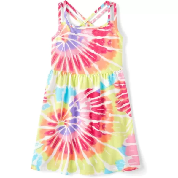 The Children's Place Baby Girls' One Size Sleeveless Strappy Back Summer Dresses