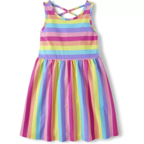 The Children's Place Baby Girls' One Size Sleeveless Strappy Back Summer Dresses