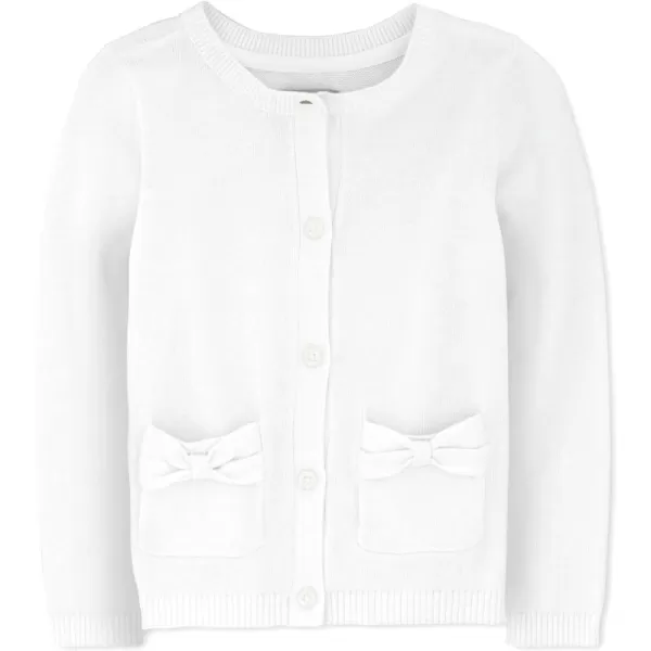 The Children's Place Baby Girls' and Toddler Bow Pocket Cardigan