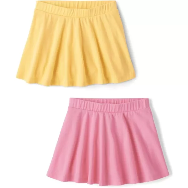 The Children's Place Baby Girls' and Toddler Elastic Waistband Skort
