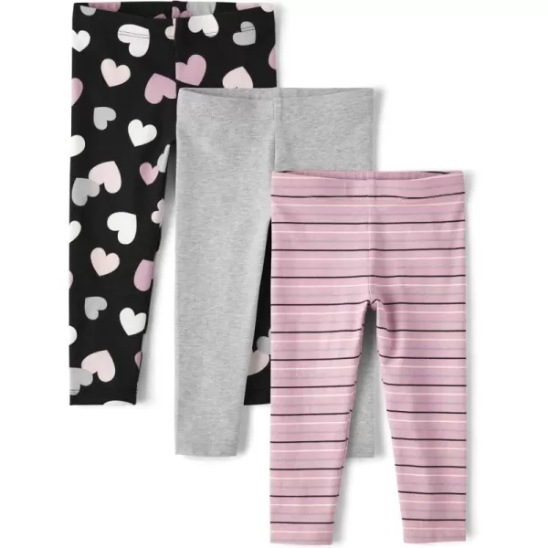 The Children's Place Baby Girls' and Toddler Leggings 3-Pack