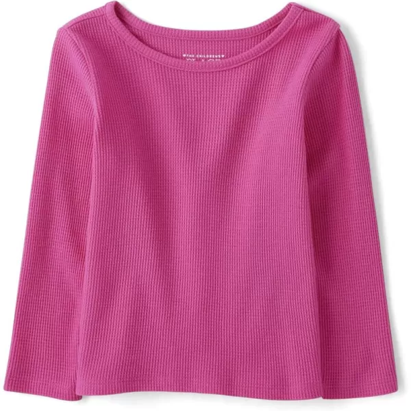 The Children's Place Baby Girls' and Toddler Long Sleeve Basic Layering T-Shirt