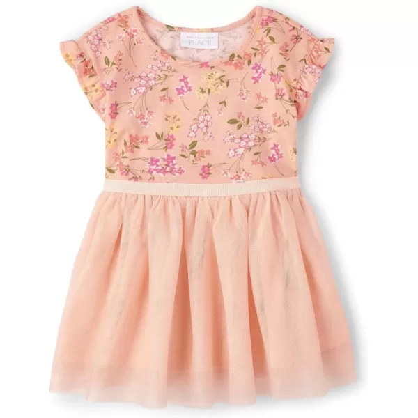The Children's Place Baby Girls' and Toddler Short Sleeve Dressy Special Occasion Dresses