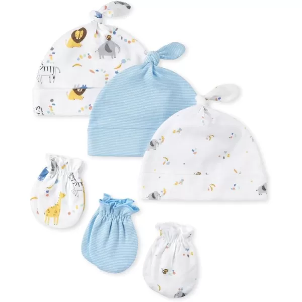 The Children's Place Baby Knotted Hat and Mittens Set
