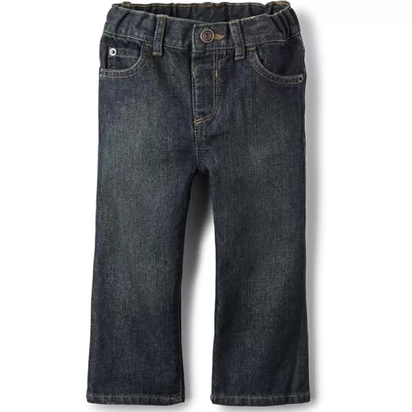 The Children's Place Baby Toddler Boys Basic Bootcut Jeans