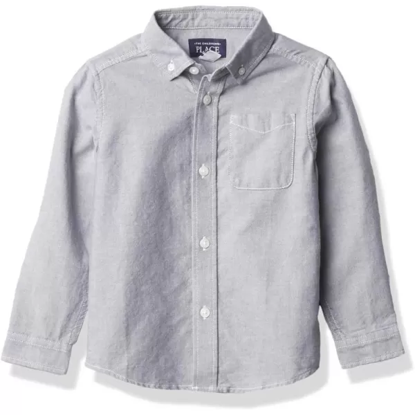 The Children's Place Baby Toddler Boys Long Sleeve Oxford Button Down Shirt