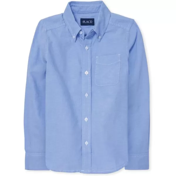 The Children's Place Baby Toddler Boys Long Sleeve Oxford Button Down Shirt