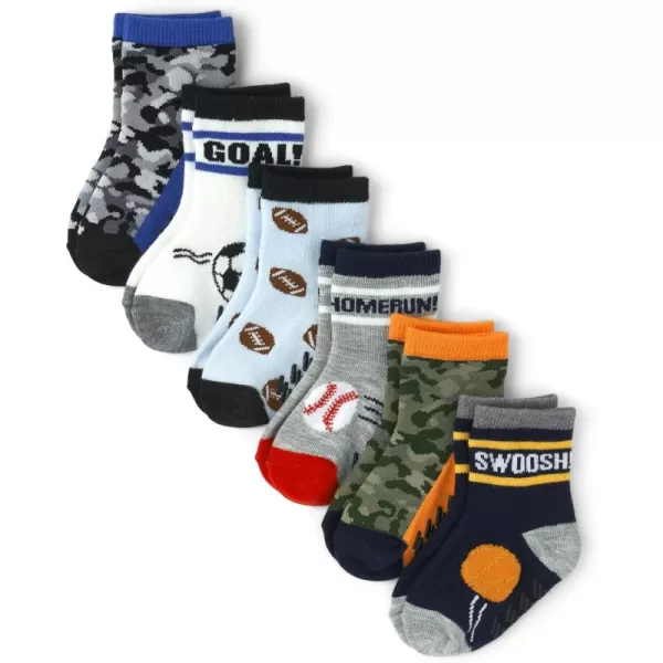 The Children's Place Baby Toddler Boys Midi Socks