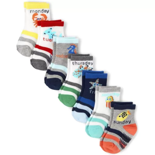 The Children's Place Baby Toddler Boys Midi Socks