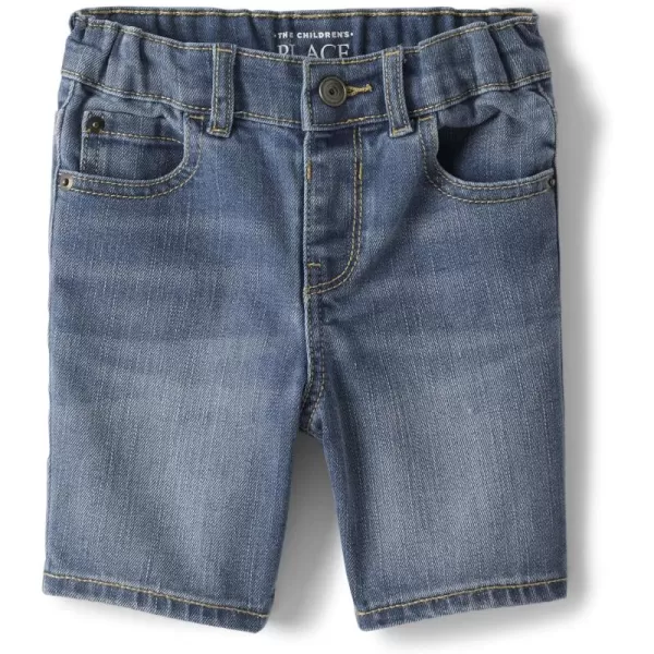 The Children's Place Baby Toddler Boys Stretch Denim Shorts