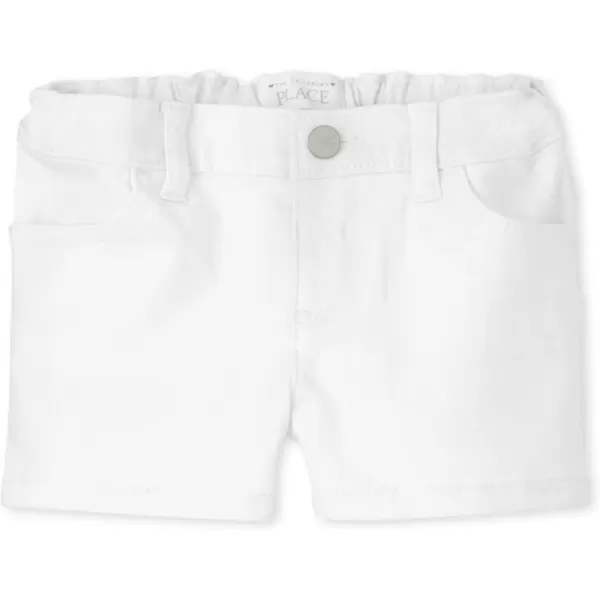 The Children's Place Baby Toddler Girls Denim Shortie Shorts