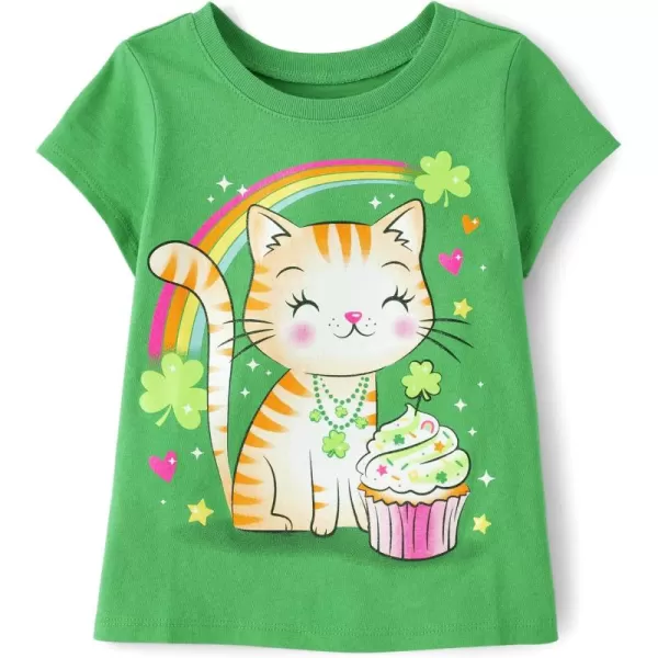 The Children's Place Baby Toddler Girls Short Sleeve Graphic T-Shirt