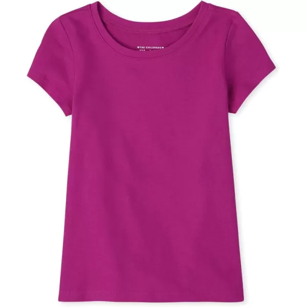 The Children's Place Baby and Toddler Girls High Low Basic Layering Tee