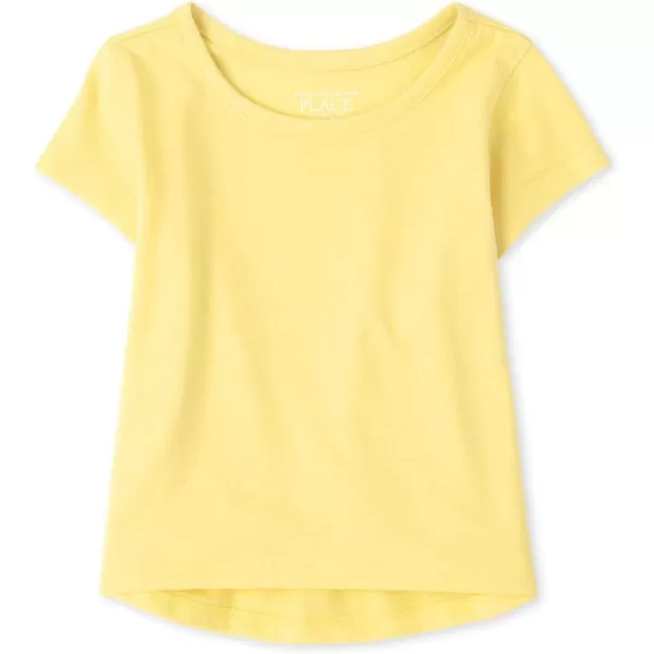The Children's Place Baby and Toddler Girls High Low Basic Layering Tee