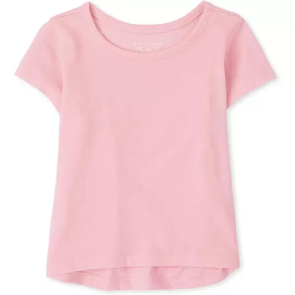 The Children's Place Baby and Toddler Girls High Low Basic Layering Tee