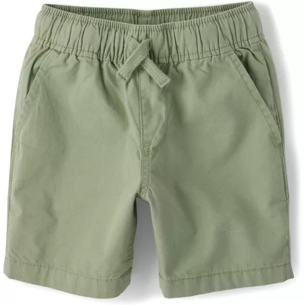 The Children's Place Boys' Cotton Pull on Jogger Shorts