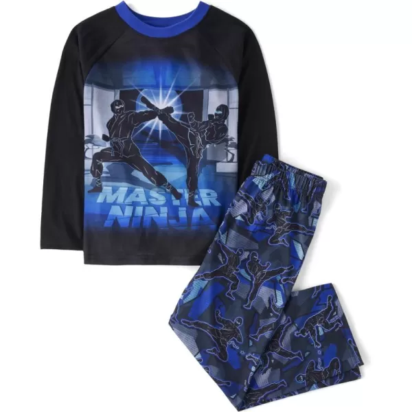 The Children's Place Boys' Long Sleeve Top and Pants 2 Piece Pajama Set