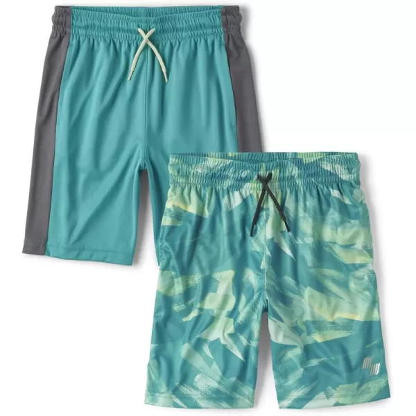 The Children's Place Boys' Performance Basketball Shorts 2 Pack