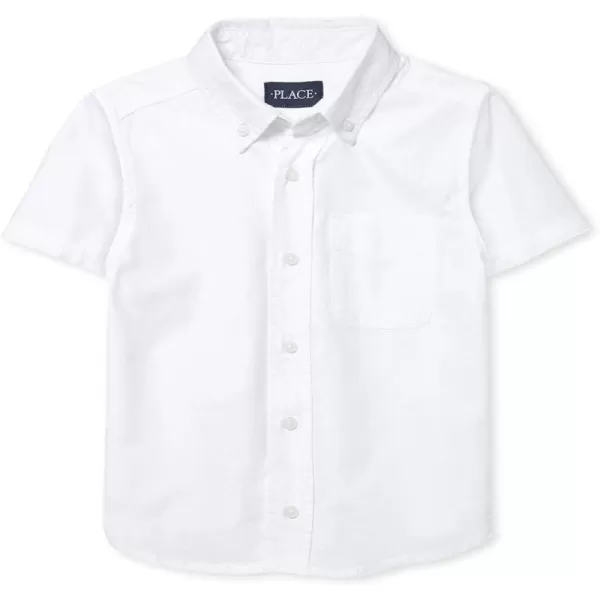 The Children's Place Boys Short Sleeve Oxford Shirt