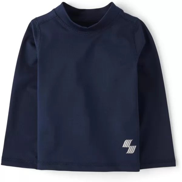 The Children's Place Boys' Standard and Toddler Long Sleeve Rashguard