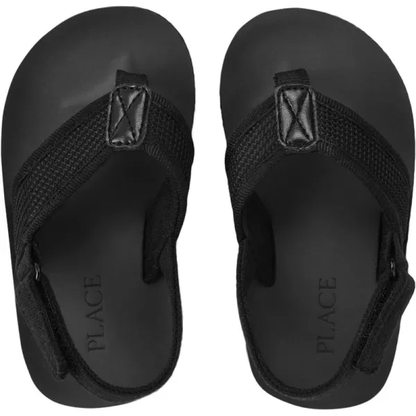 The Children's Place Boy's and Toddler Flip Flops with Backstrap