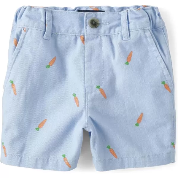 The Children's Place Boys' and Toddler Patterned Chino Shorts
