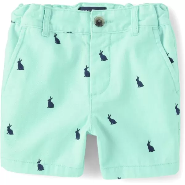 The Children's Place Boys' and Toddler Patterned Chino Shorts