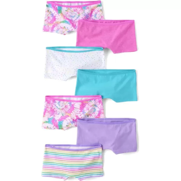 The Children's Place Girls' Cotton Boyshort Underwear Variety Pack