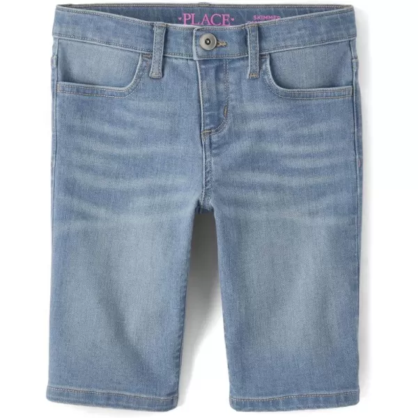 The Children's Place Girls' Denim Skimmer Shorts