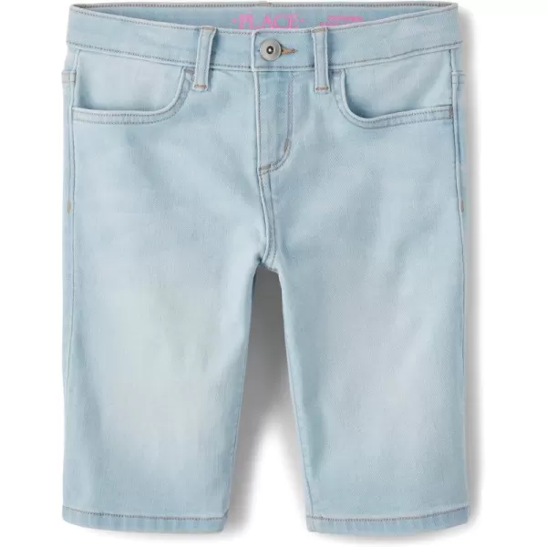 The Children's Place Girls' Denim Skimmer Shorts