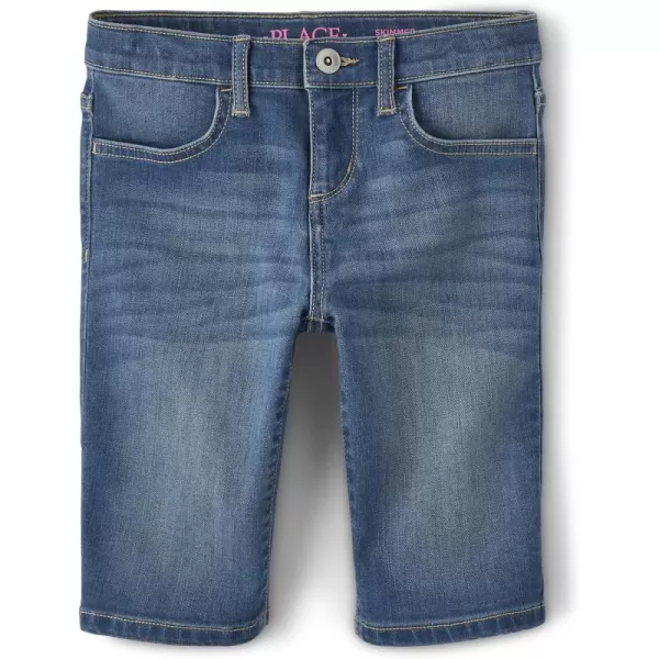 The Children's Place Girls' Denim Skimmer Shorts