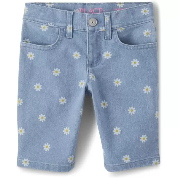 The Children's Place Girls' Denim Skimmer Shorts