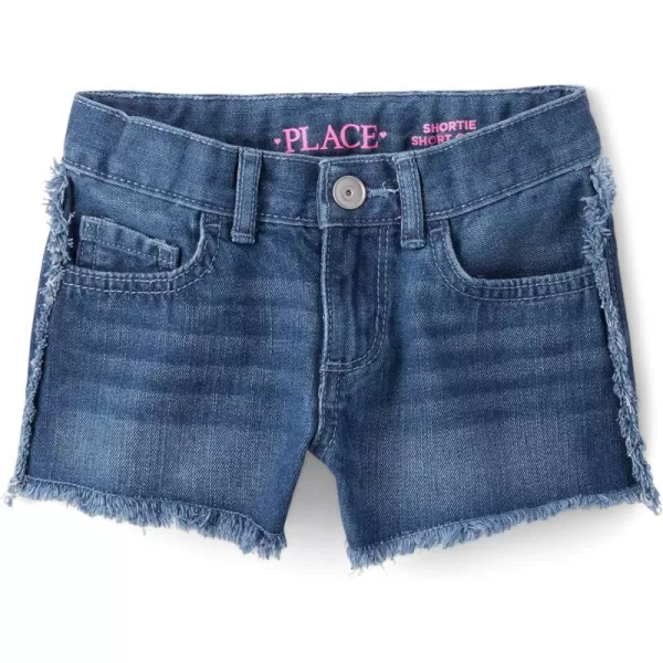 The Children's Place Girls' Denim Skimmer Shorts