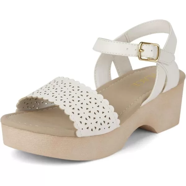 The Children's Place Girl's Open Toe Low Heel Clog Sandals