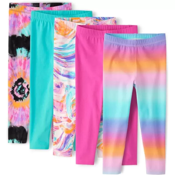 The Children's Place Girls' Printed Capri Leggings