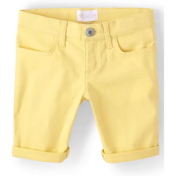 The Children's Place Girls' Solid Skimmer Shorts