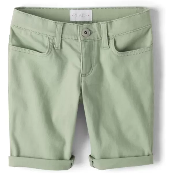 The Children's Place Girls' Solid Skimmer Shorts