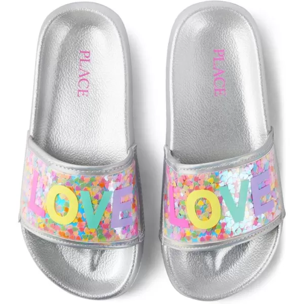 The Children's Place Girls Sporty Slides Sandal