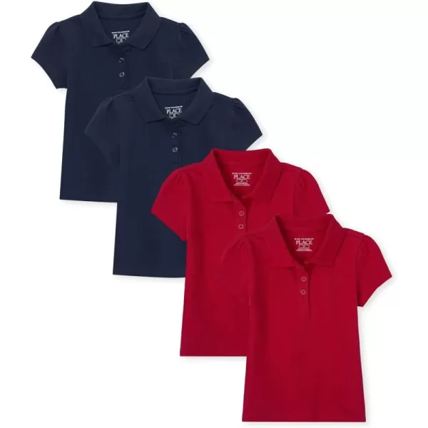 The Children's Place Girls' Uniform Pique Polo