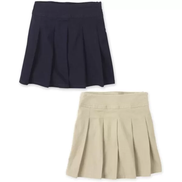 The Children's Place Girls' Uniform Pleated Skort