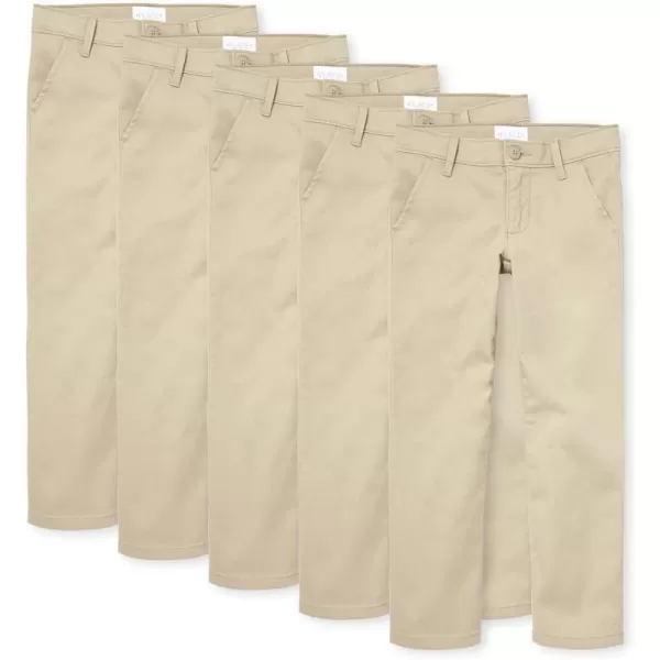 The Children's Place Girls' Uniform Skinny Chino Pants