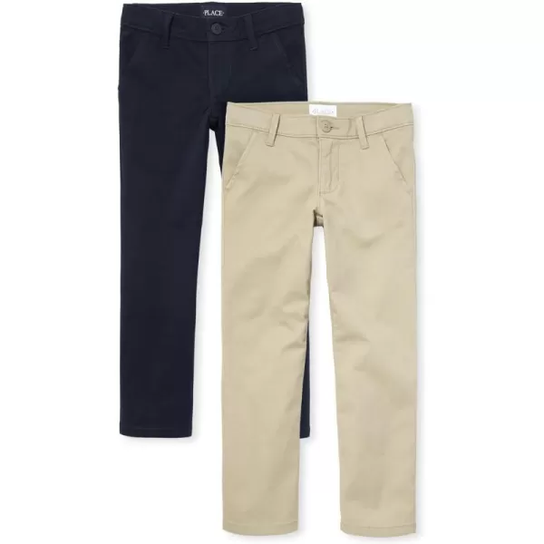 The Children's Place Girls' Uniform Skinny Chino Pants