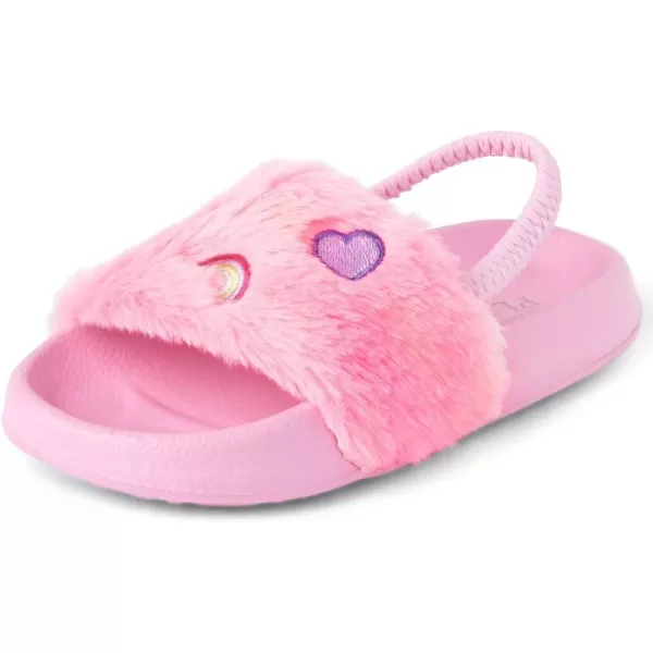 The Children's Place Girl's and Toddler Slides with Backstrap Sandal