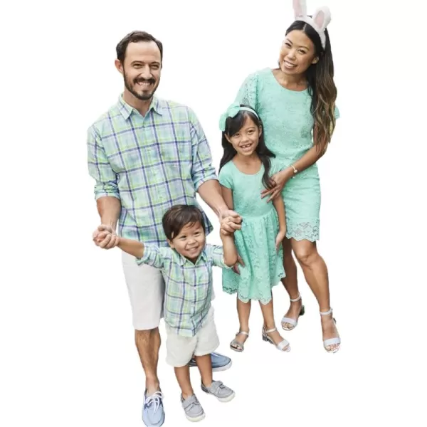The Children's Place Kids' Coordinating Family Outfits, Mommy &amp; Me, Dad &amp; Son, Baby, Mint to Be Collection