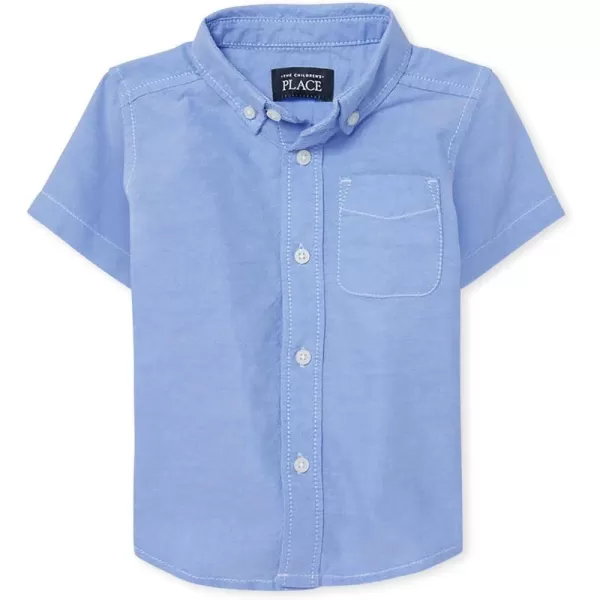 The Children's Place Single and Toddler Boys Short Sleeve Oxford Button Down Shirt